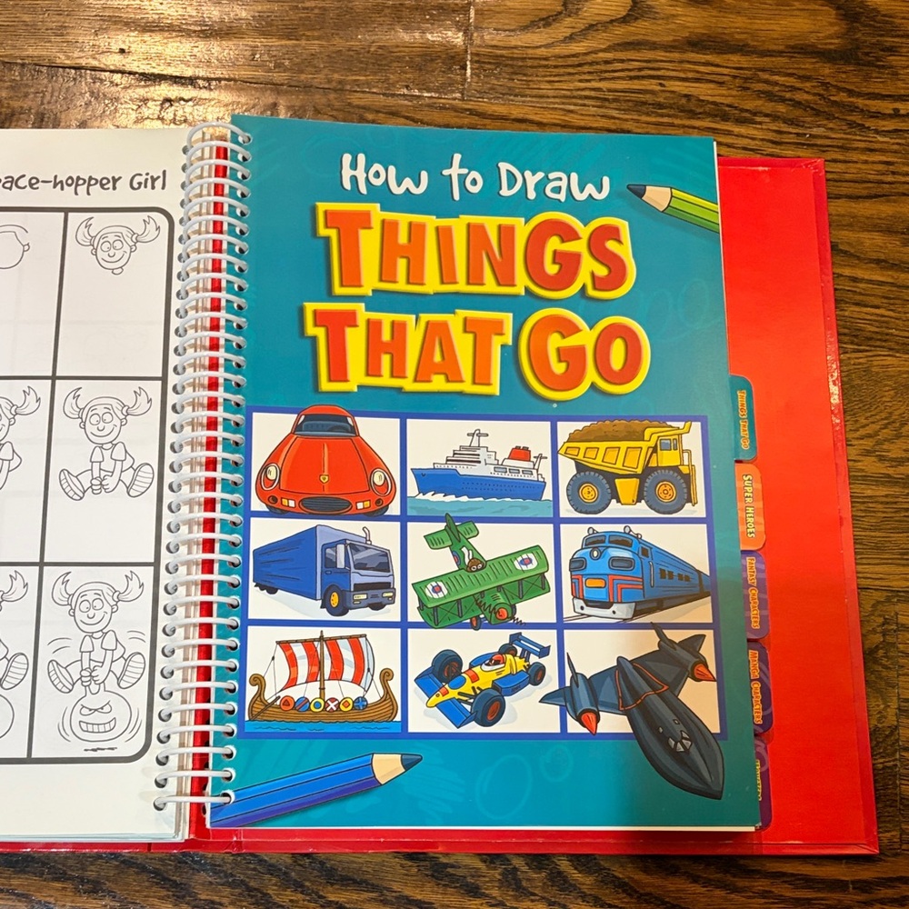501 Things to Draw - Vibrant Red and Gold Drawing Book - Picture 6 of 11